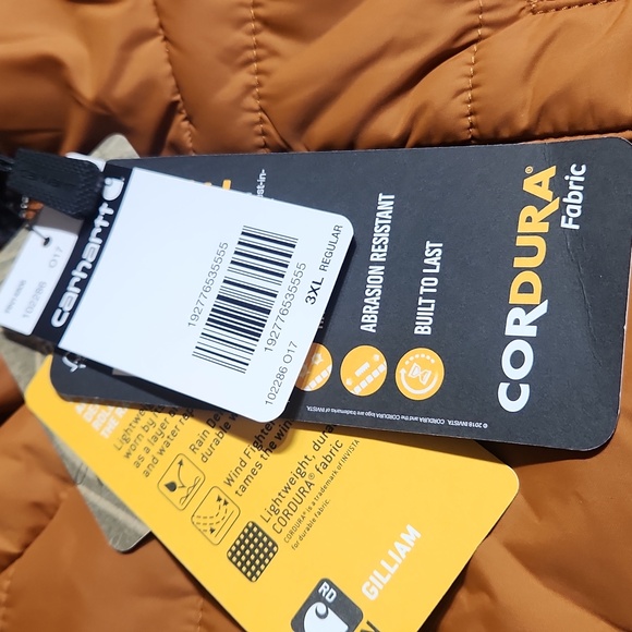 CARHARTT GILLIAM RAIN DEFENDER CORDURA +CARHARRT COMBI 3XL 2XL TALL - Picture 14 of 14